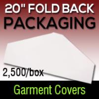 20" Fold back garment cover